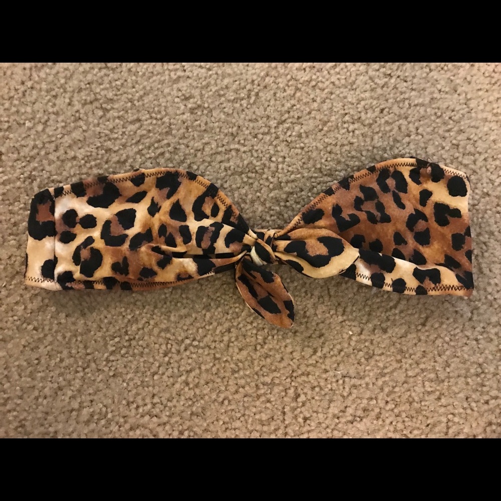 Leopard Bikini Top